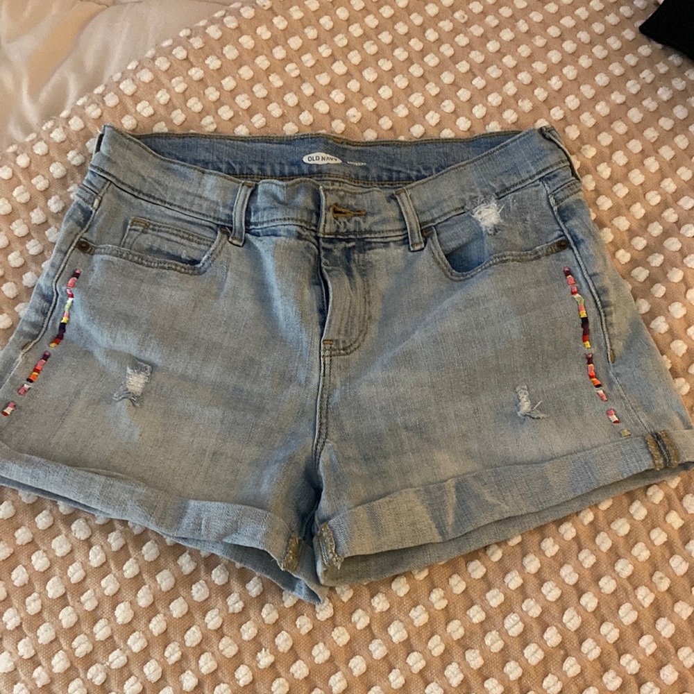 Old Navy boyfriend jean shorts
